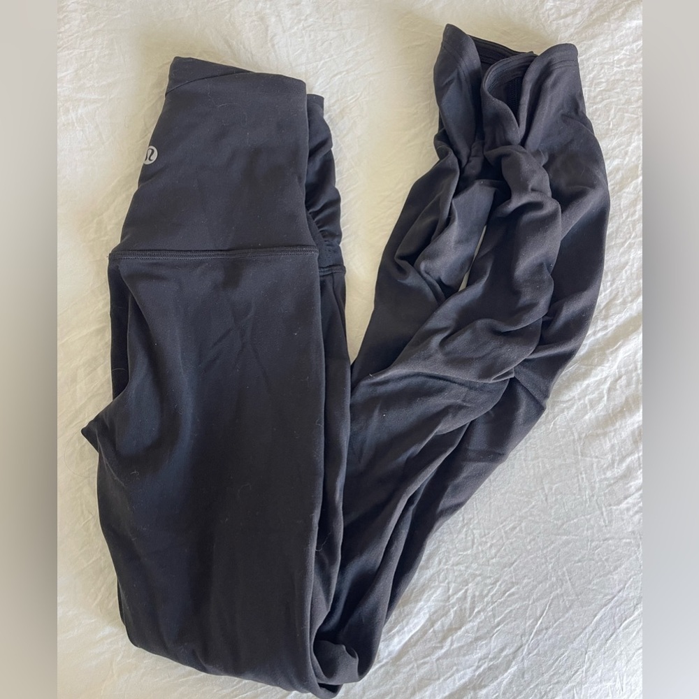BNWT lululemon cross waist scrunch leggings size 0 never worn 25 inches
